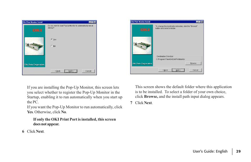 Oki lan 7100e+ User Manual | Page 29 / 50