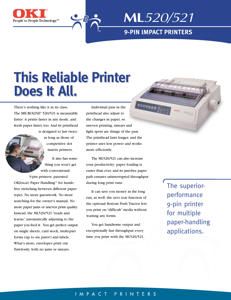 Oki 521 User Manual | 2 pages