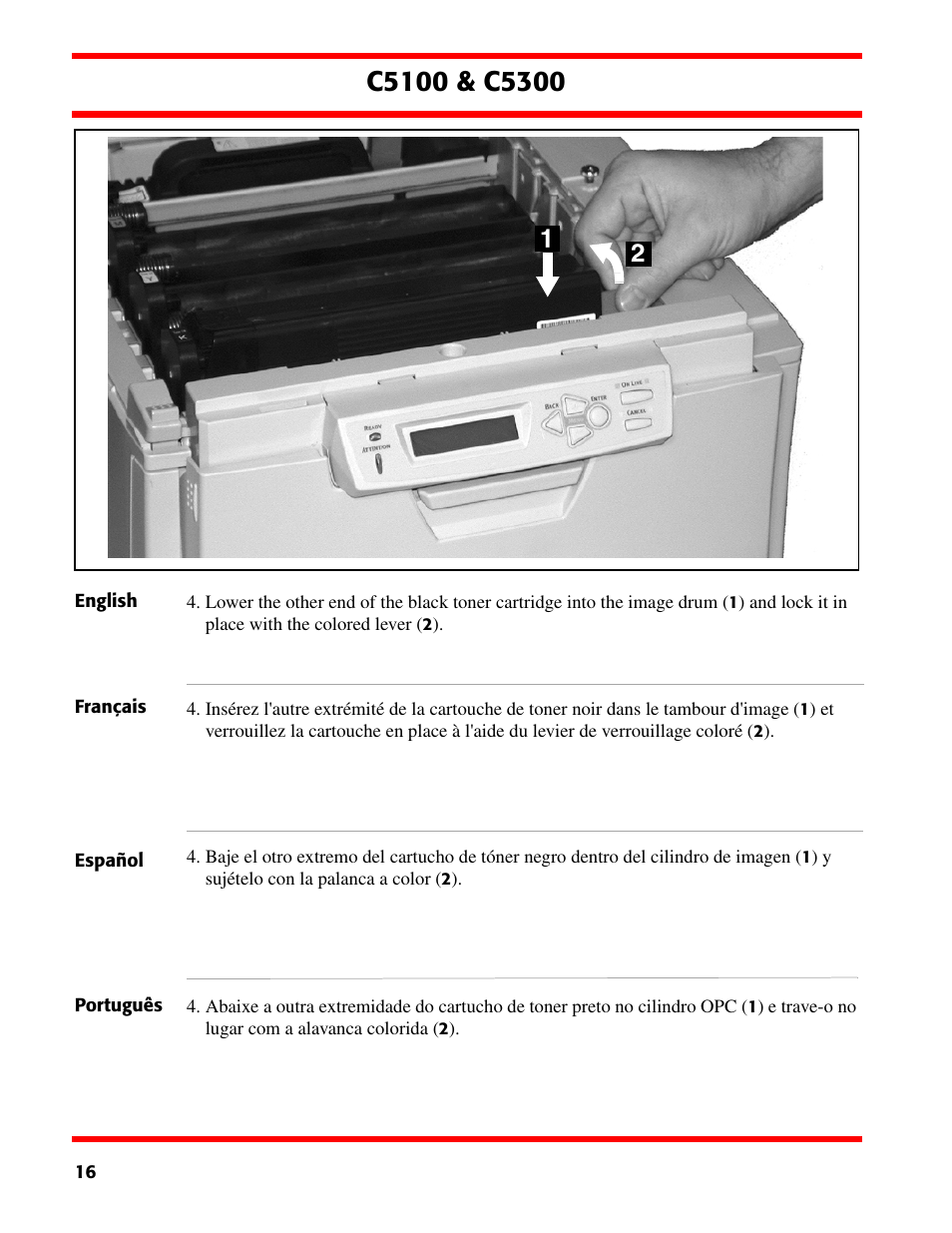 Oki C5300 User Manual | Page 16 / 28