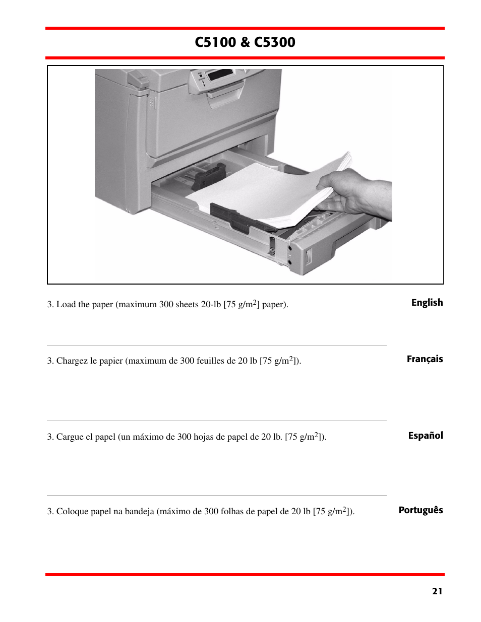 Oki C5300 User Manual | Page 21 / 28