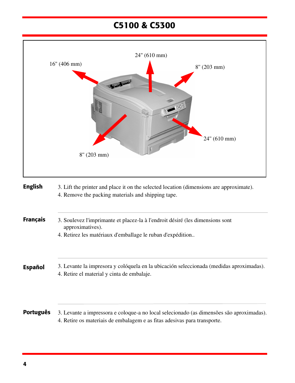 Oki C5300 User Manual | Page 4 / 28