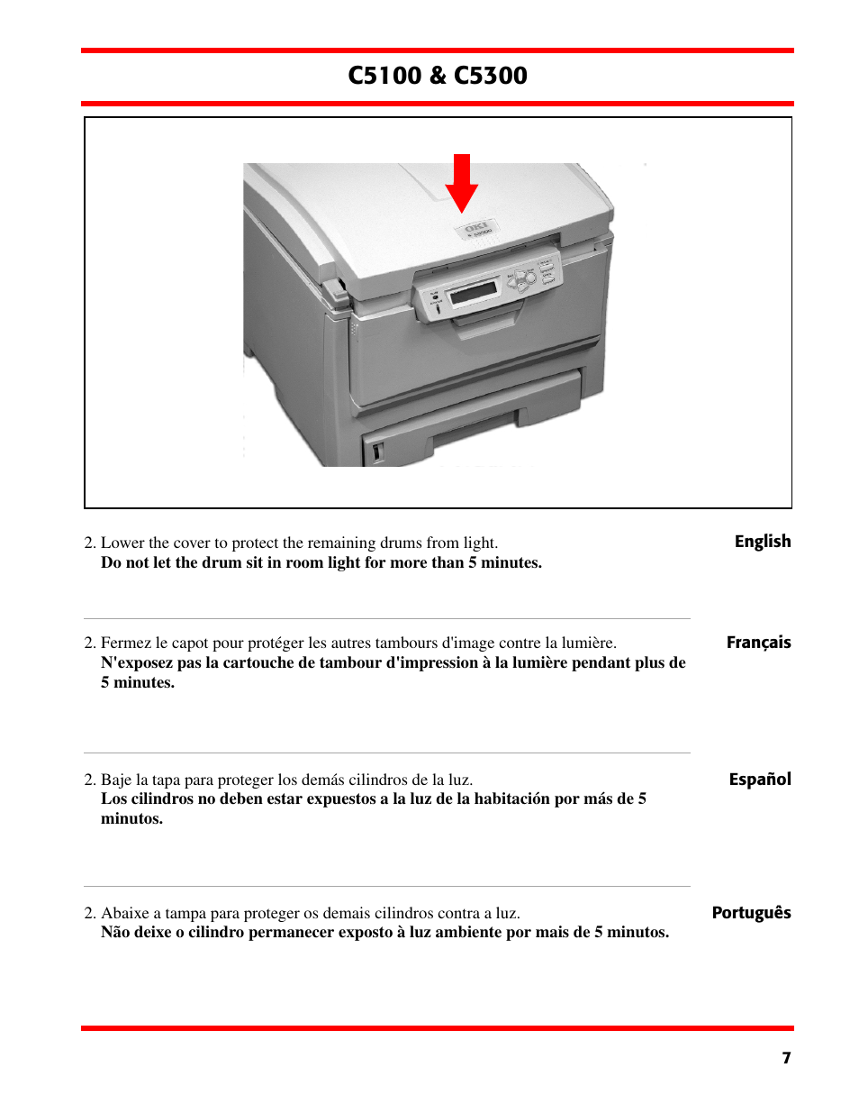 Oki C5300 User Manual | Page 7 / 28