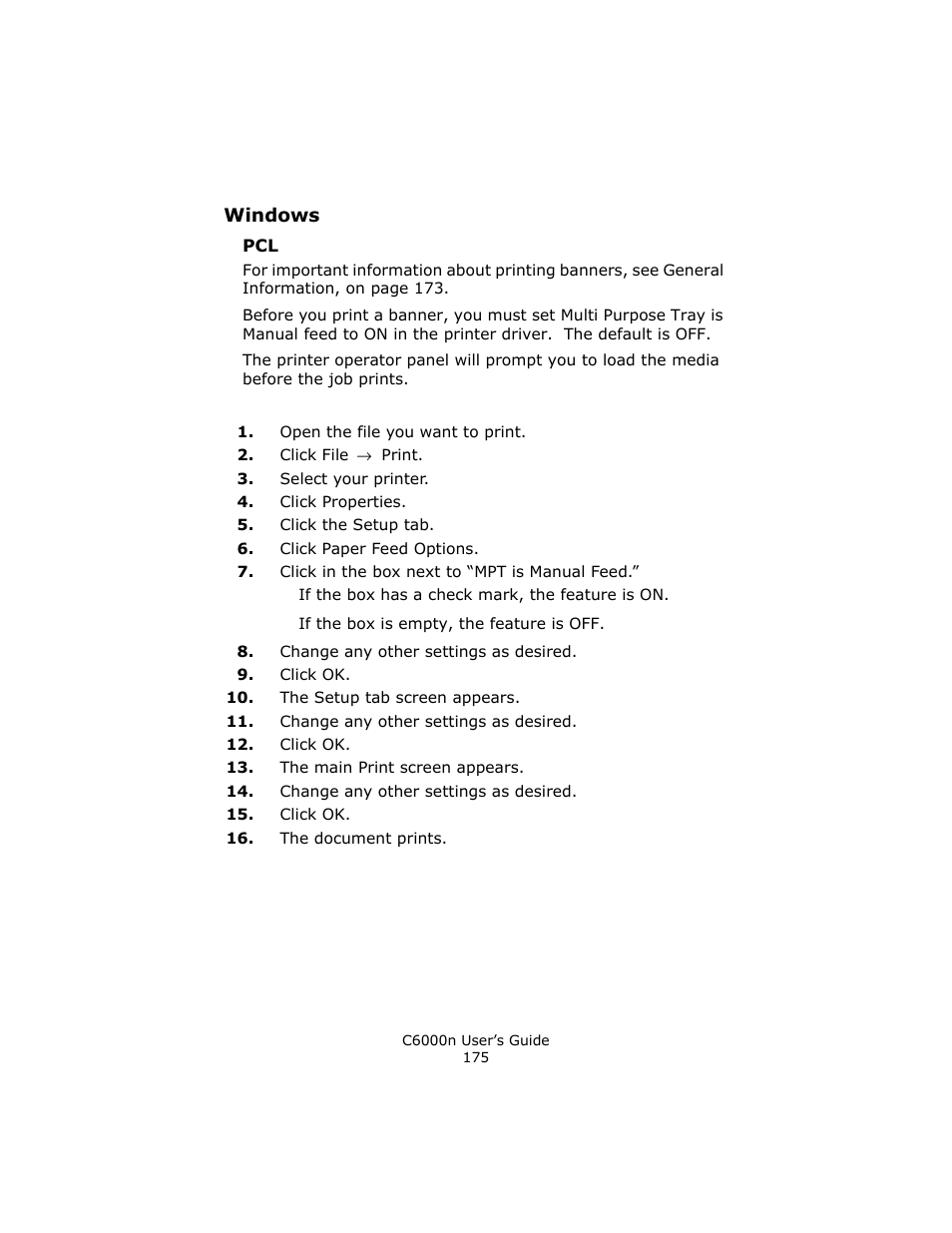 Oki C 6000n User Manual | Page 175 / 324