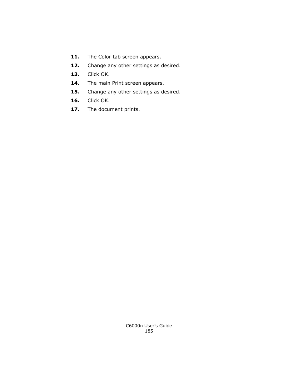 Oki C 6000n User Manual | Page 185 / 324
