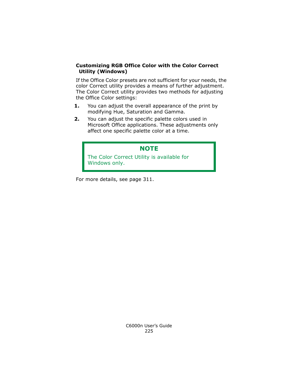 Oki C 6000n User Manual | Page 225 / 324
