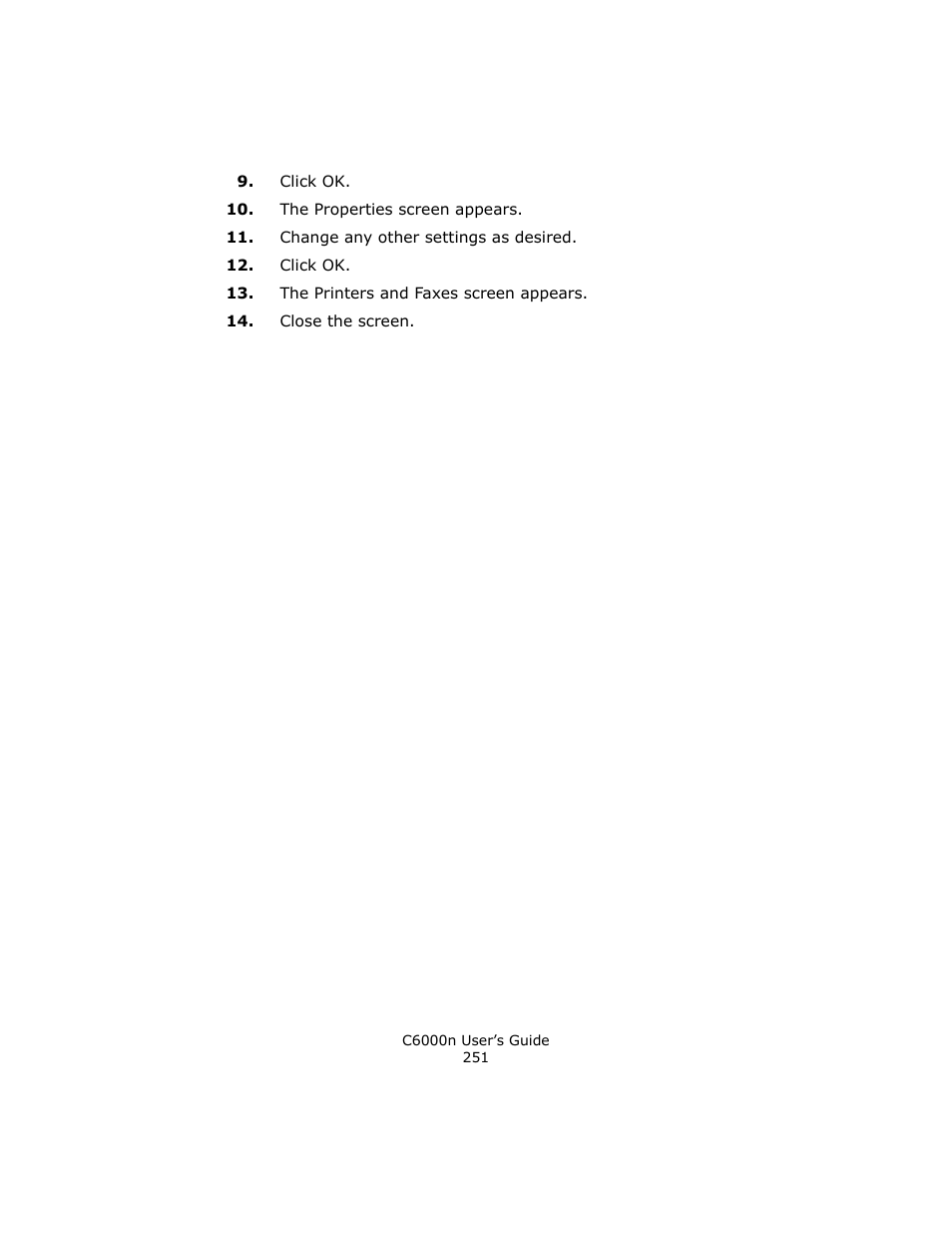 Oki C 6000n User Manual | Page 251 / 324