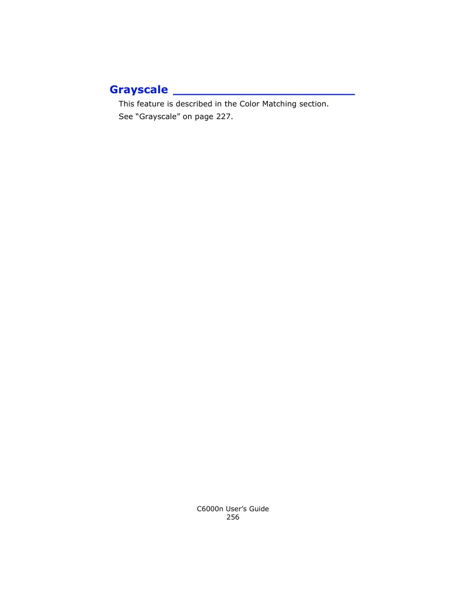 Grayscale | Oki C 6000n User Manual | Page 256 / 324