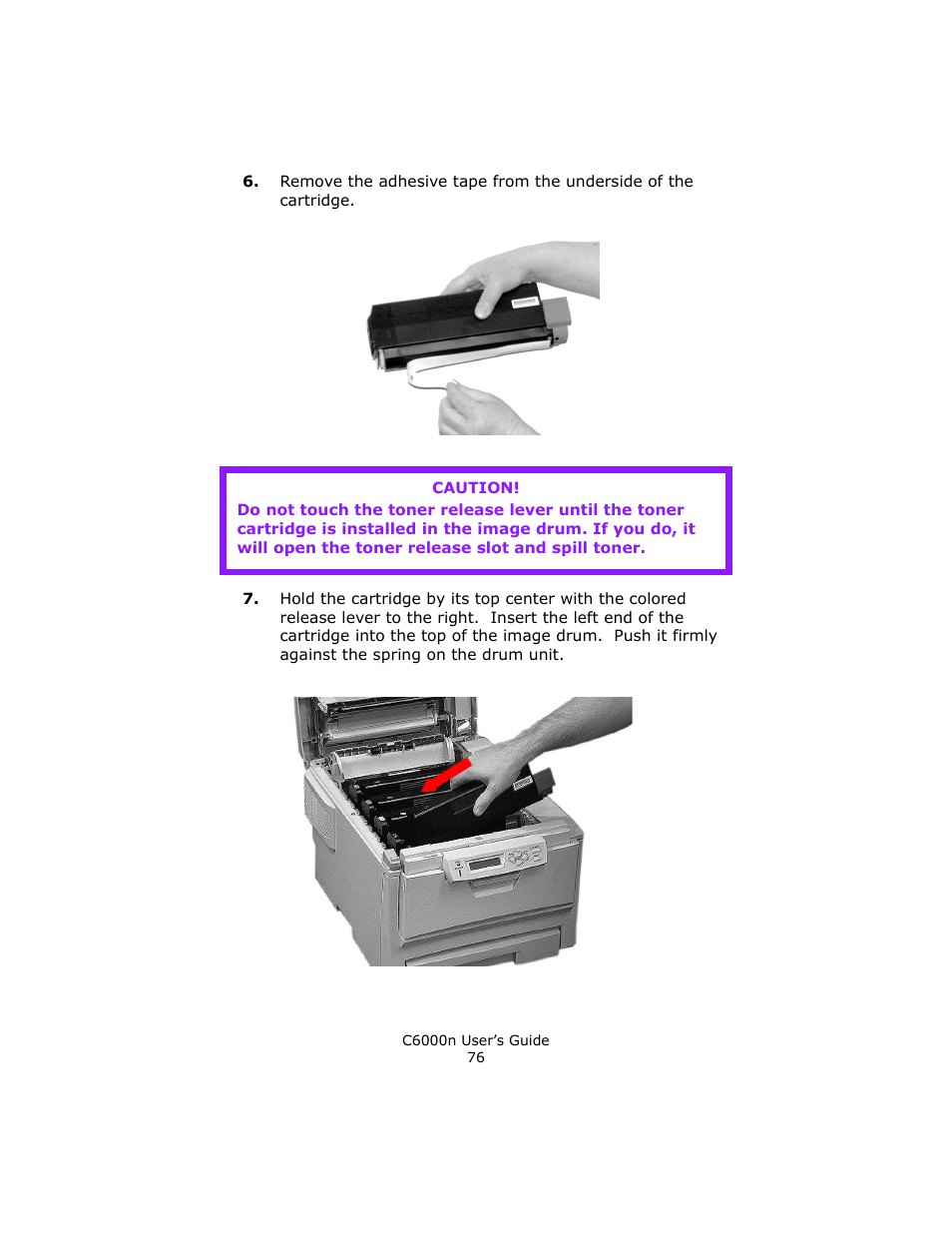 Oki C 6000n User Manual | Page 76 / 324