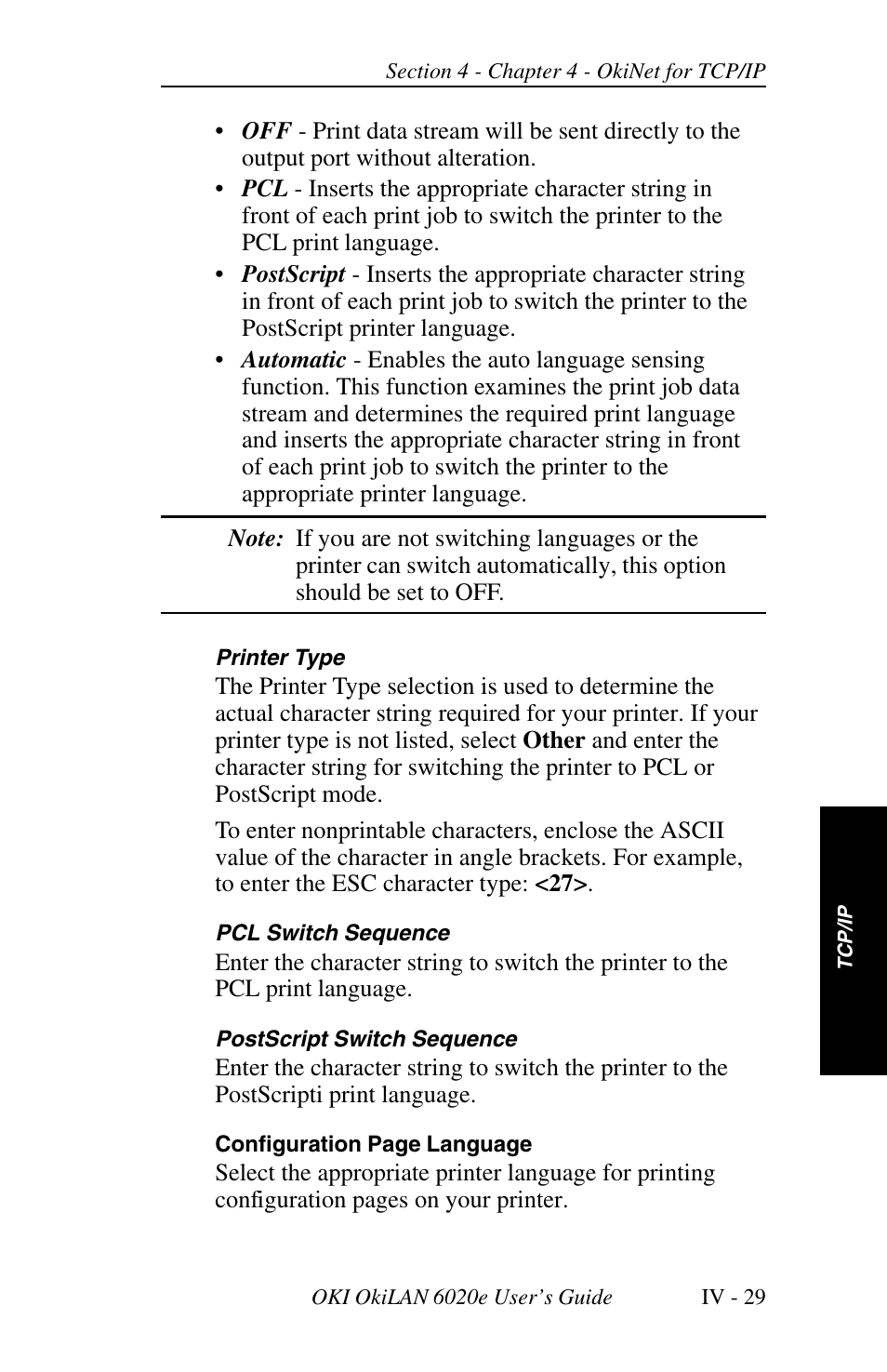 Ethertalk configuration options, Output port configuration options, Configuring hp-ux v9.xx for printing | Oki lan 6020E User Manual | Page 111 / 226