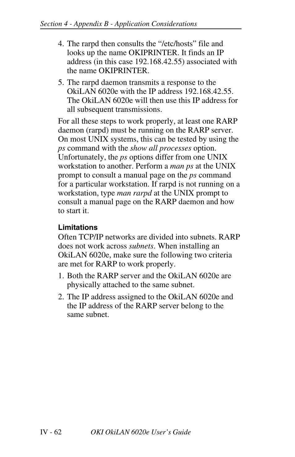 Oki lan 6020E User Manual | Page 144 / 226
