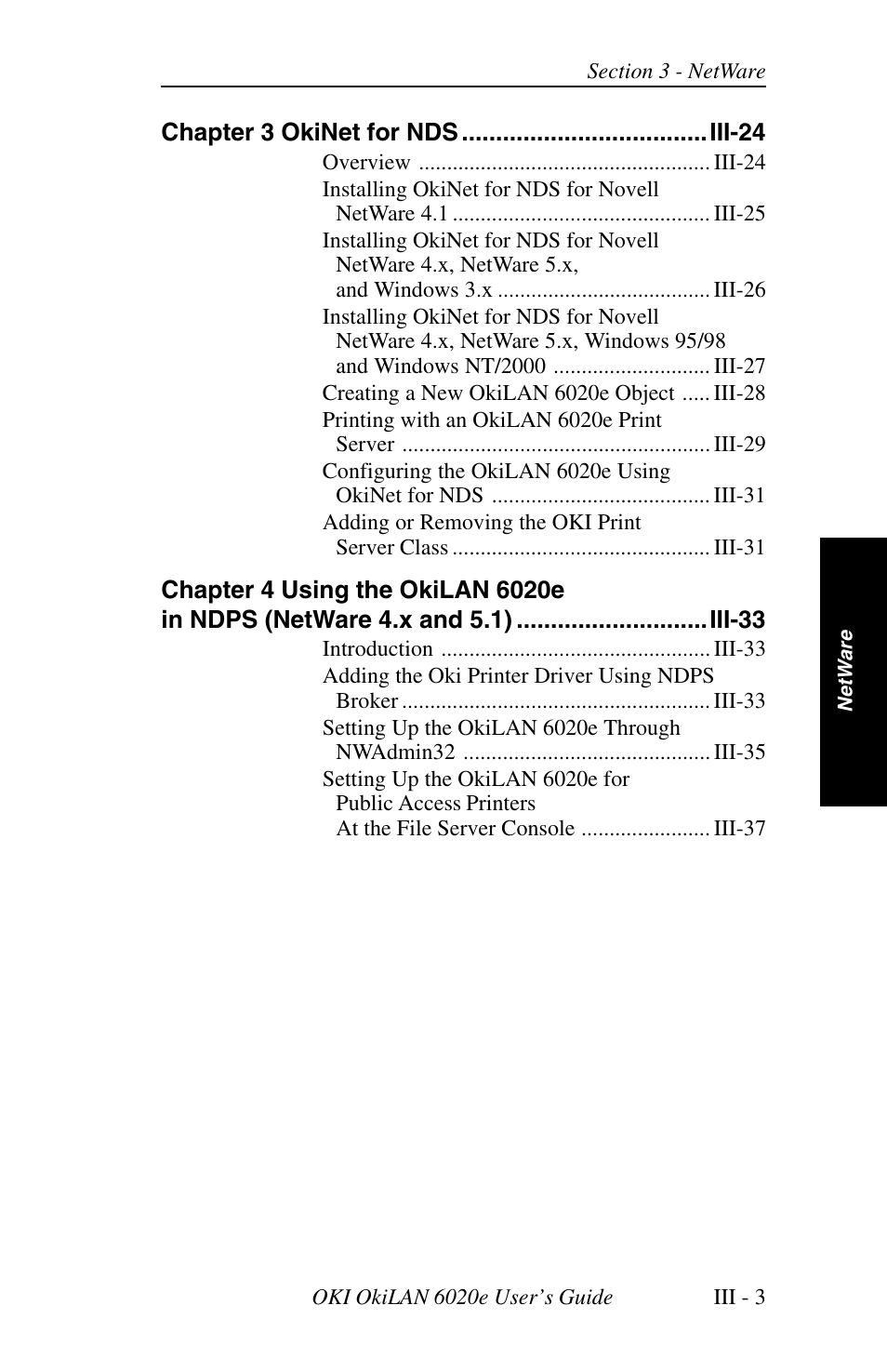 Oki lan 6020E User Manual | Page 47 / 226