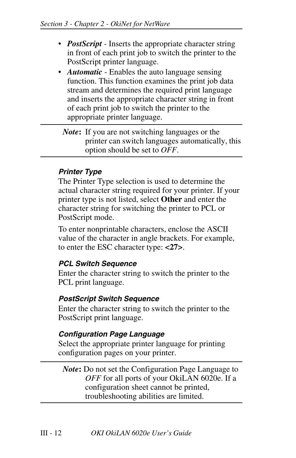 Oki lan 6020E User Manual | Page 56 / 226