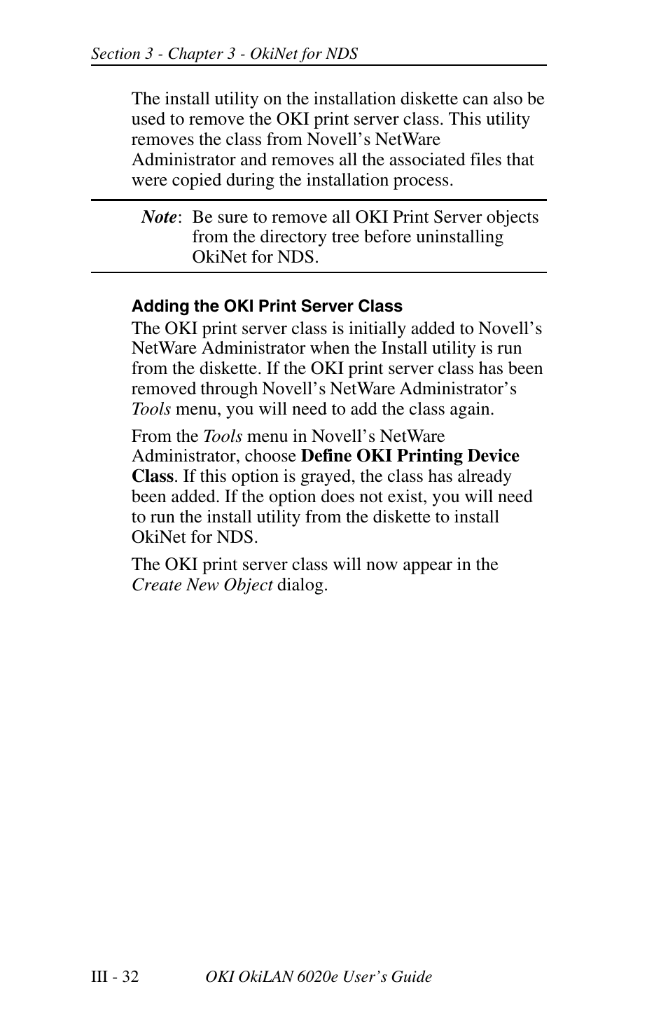 Oki lan 6020E User Manual | Page 76 / 226