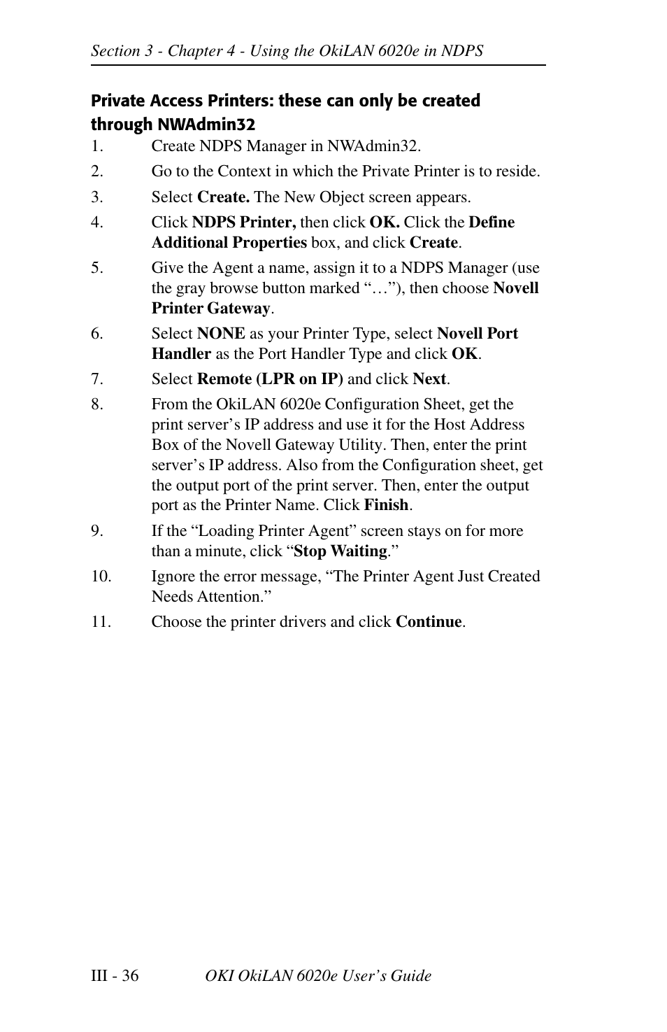 Oki lan 6020E User Manual | Page 80 / 226