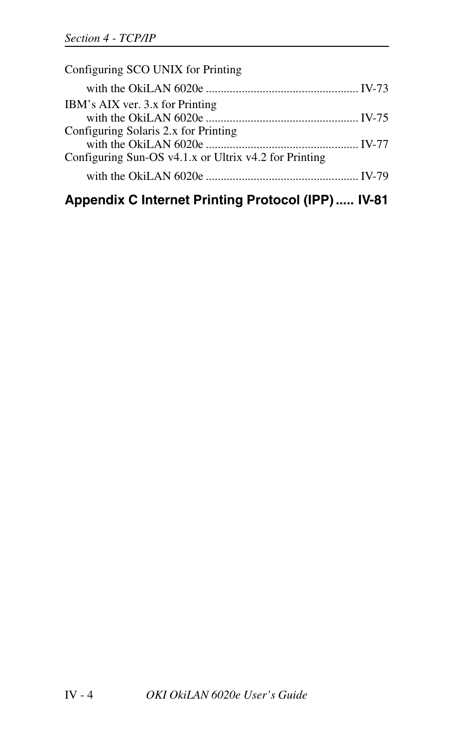 Oki lan 6020E User Manual | Page 86 / 226