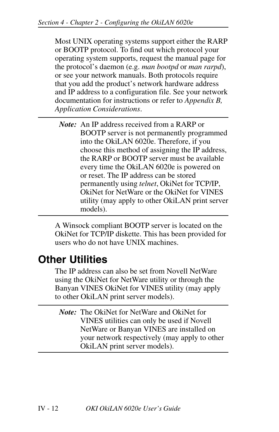 Other utilities | Oki lan 6020E User Manual | Page 94 / 226