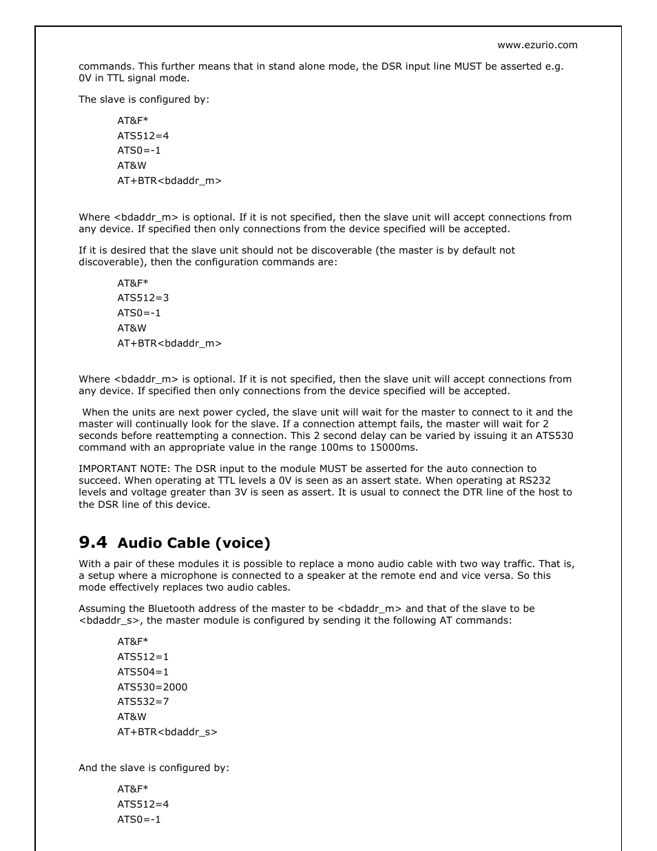 Audio cable (voice) | Oki BISM2 User Manual | Page 20 / 34