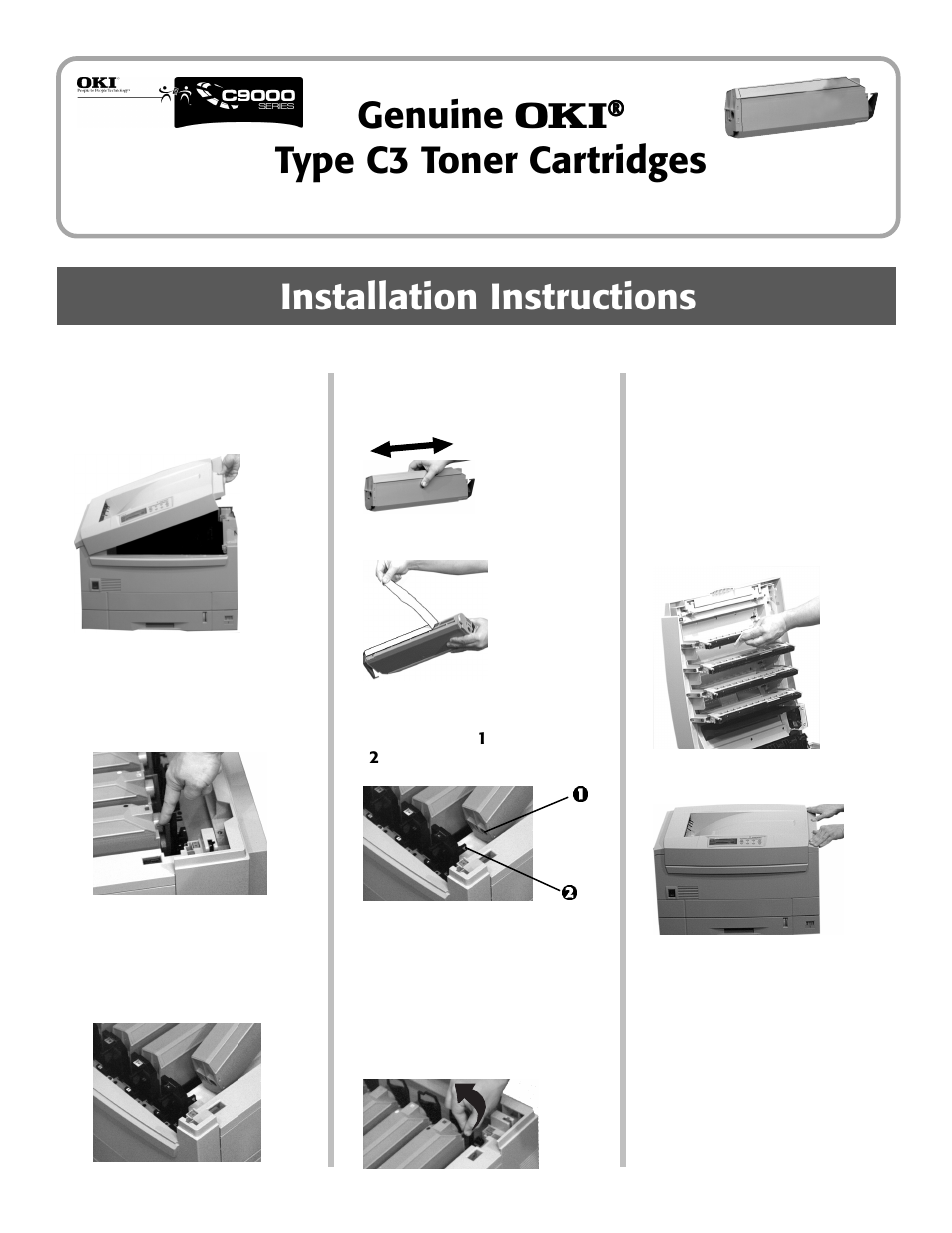 Oki GENUINE 41515206 User Manual | 2 pages