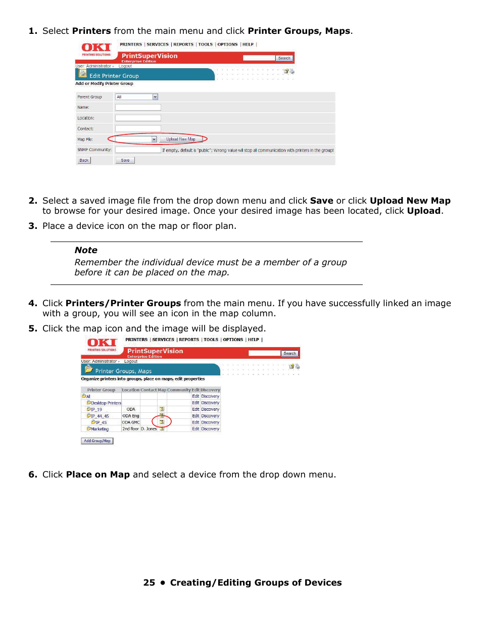 Oki PrintSuperVision 59318401 User Manual | Page 25 / 78