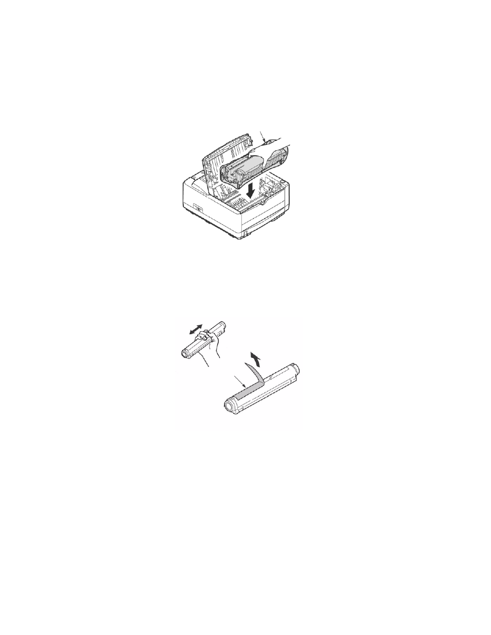 Installing the toner cartridge | Oki B 4400 User Manual | Page 15 / 106