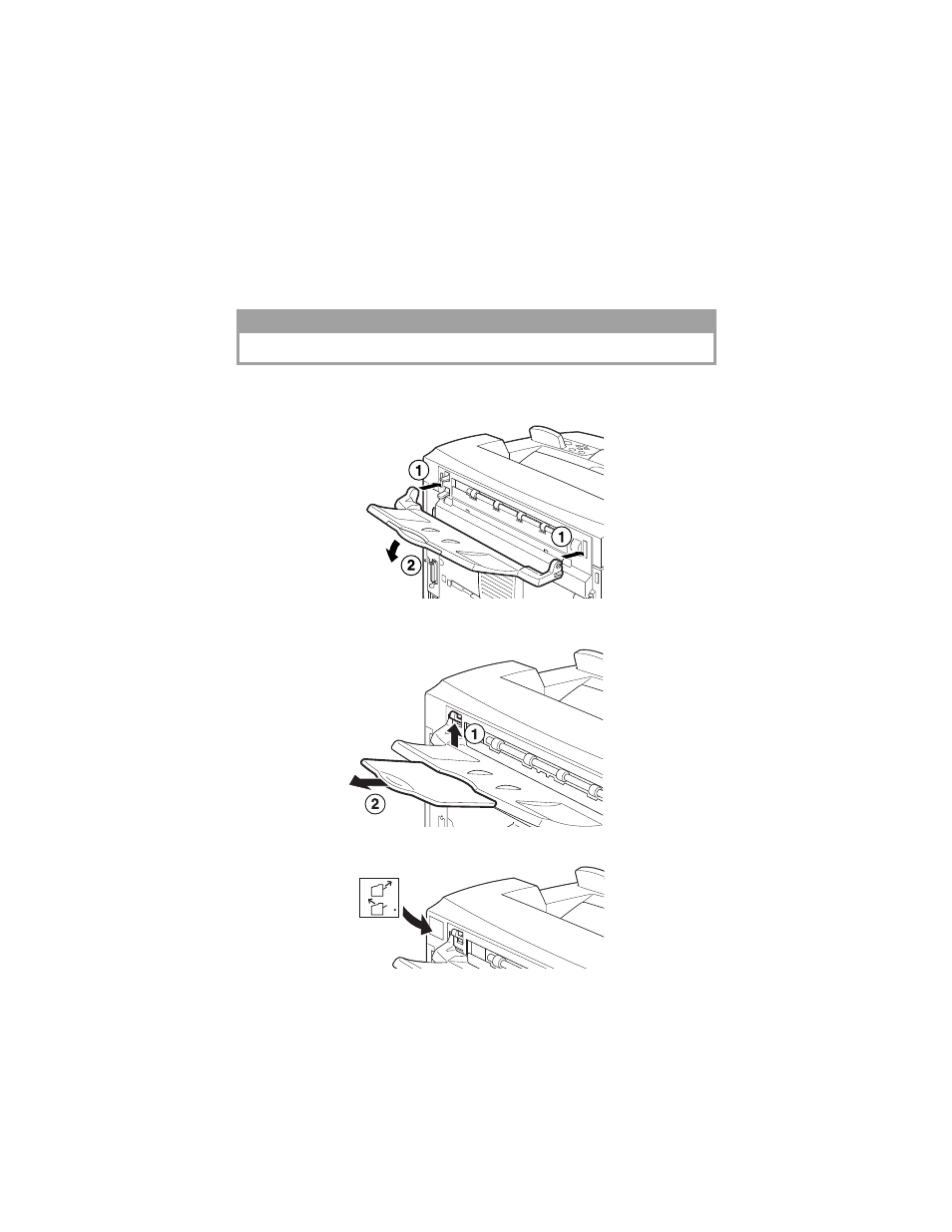 Installing the face up (rear) tray | Oki B6200 Series User Manual | Page 14 / 66