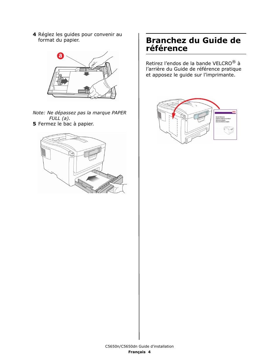 Branchez du guide de référence | Oki C 5650dn User Manual | Page 14 / 36