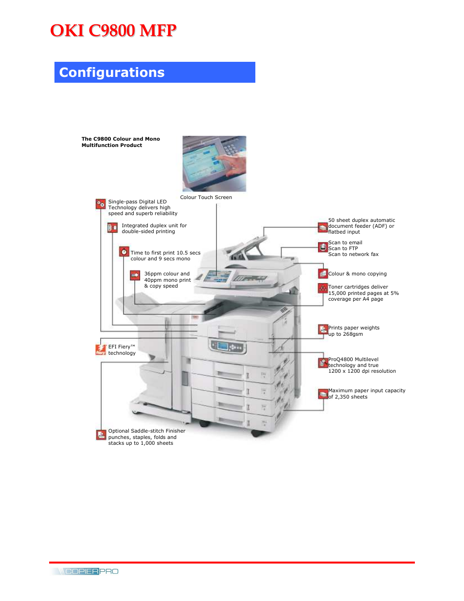 Oki C9800 MFP User Manual | Page 2 / 11