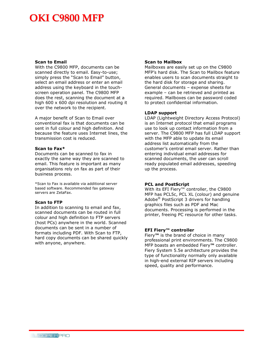 Oki C9800 MFP User Manual | Page 4 / 11