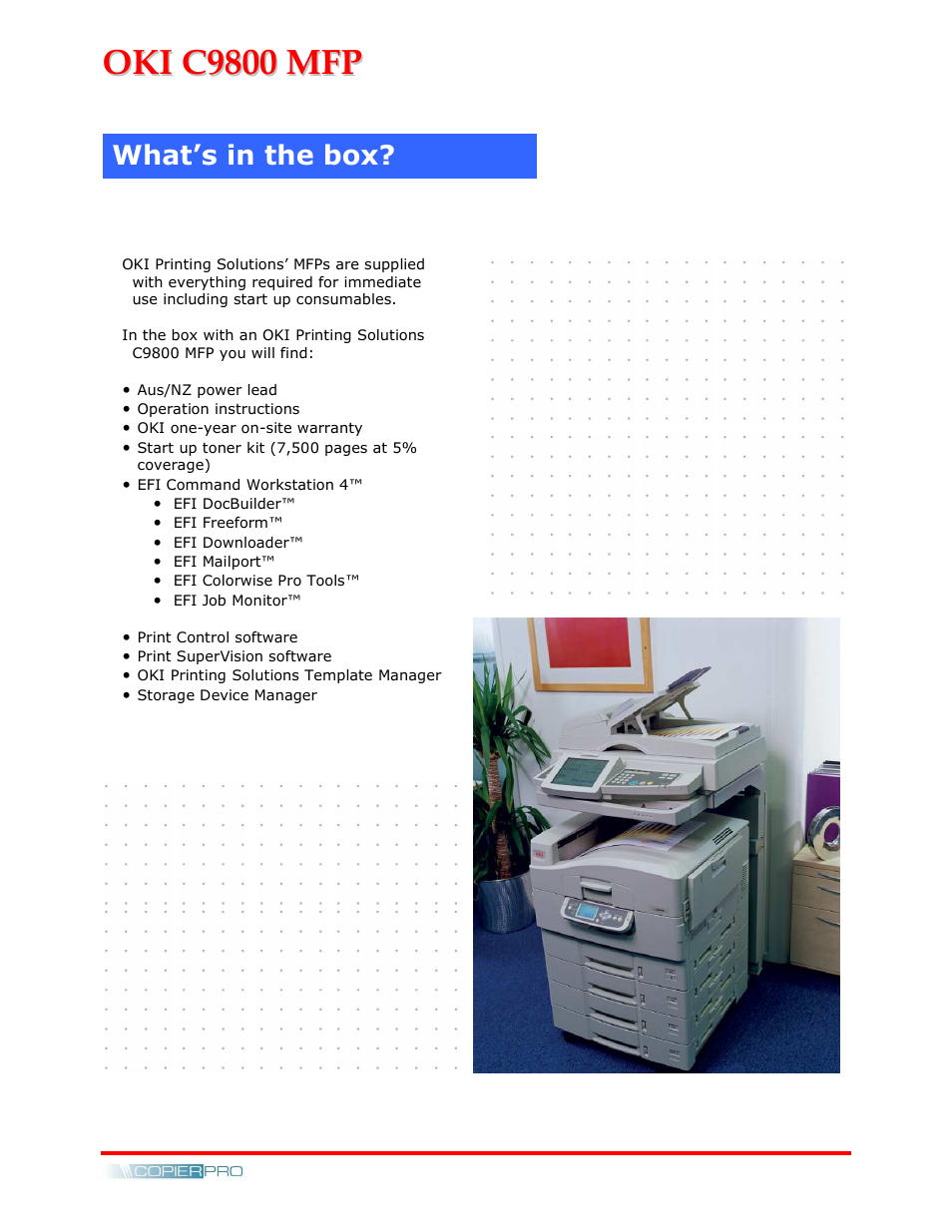 Oki C9800 MFP User Manual | Page 8 / 11