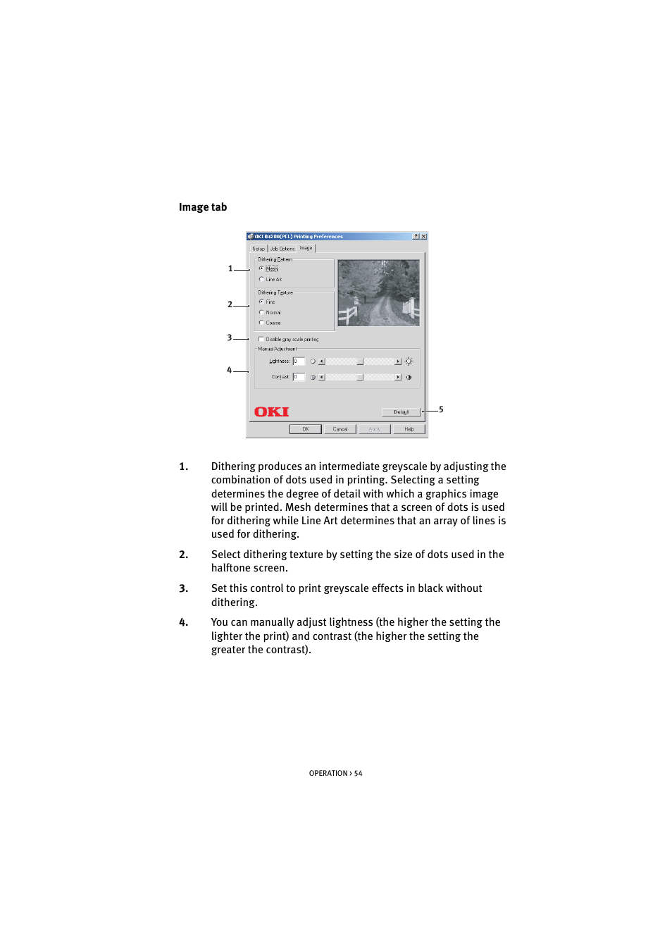 Oki B 4300 User Manual | Page 54 / 89