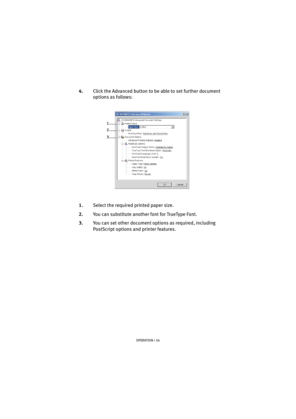 Oki B 4300 User Manual | Page 56 / 89