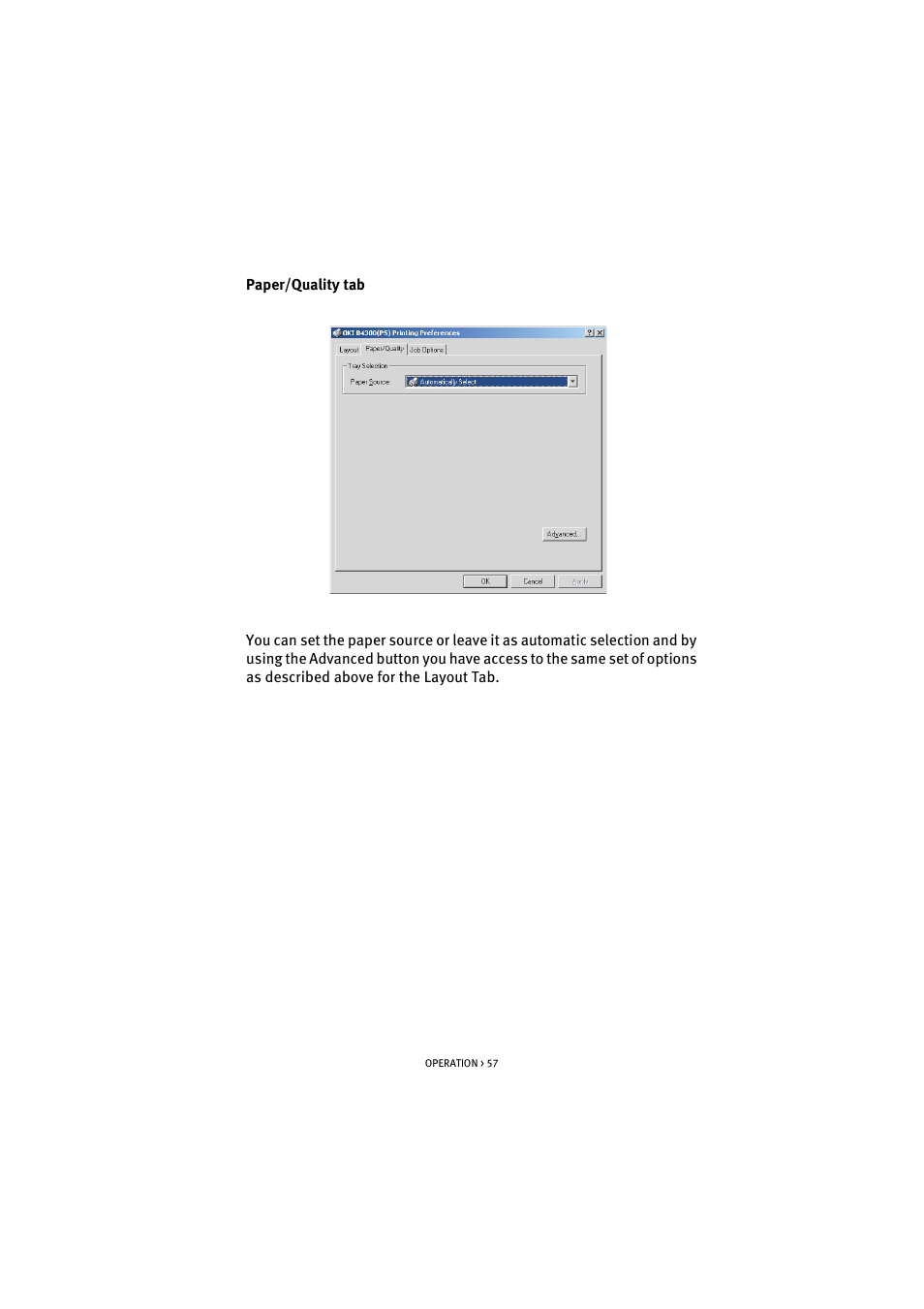 Oki B 4300 User Manual | Page 57 / 89