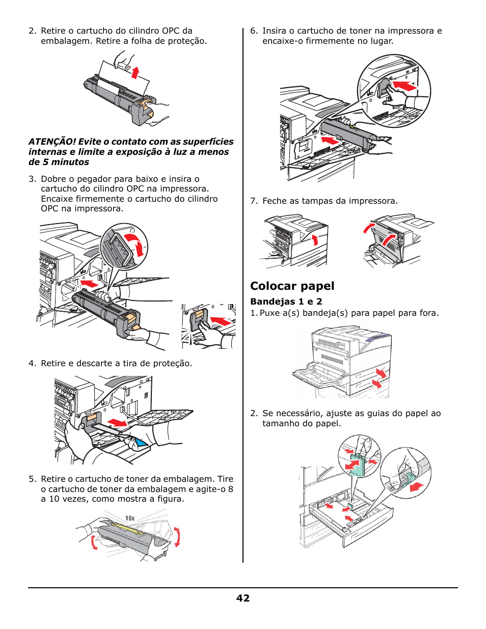 Colocar papel | Oki B930 User Manual | Page 42 / 52