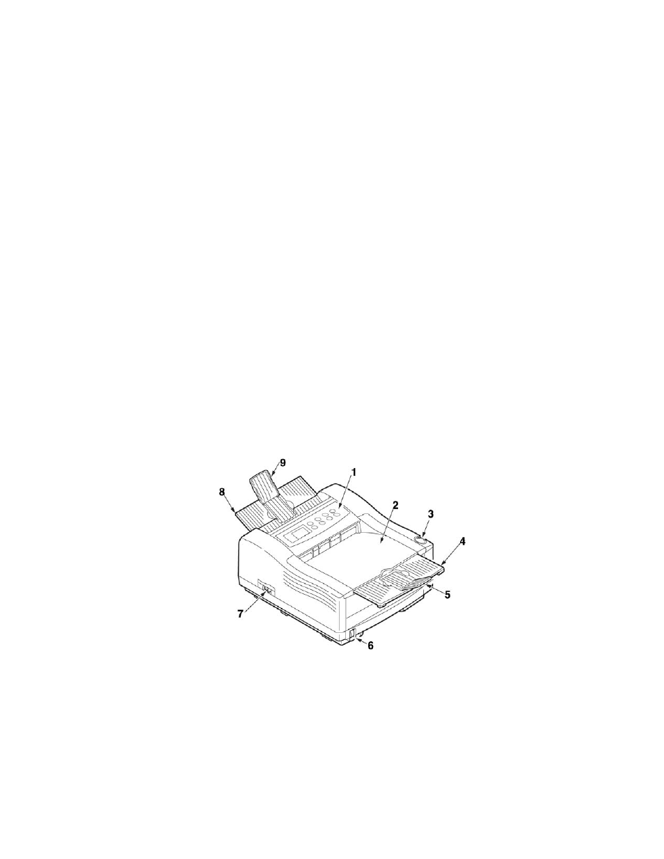 Printer components | Oki B 4250 User Manual | Page 12 / 90