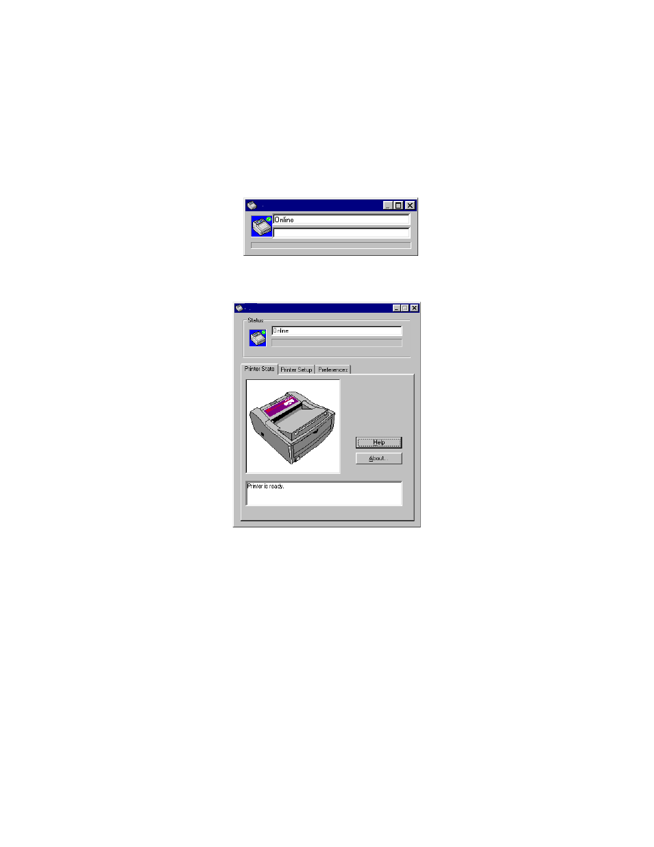 Printer setup tab | Oki B 4250 User Manual | Page 19 / 90