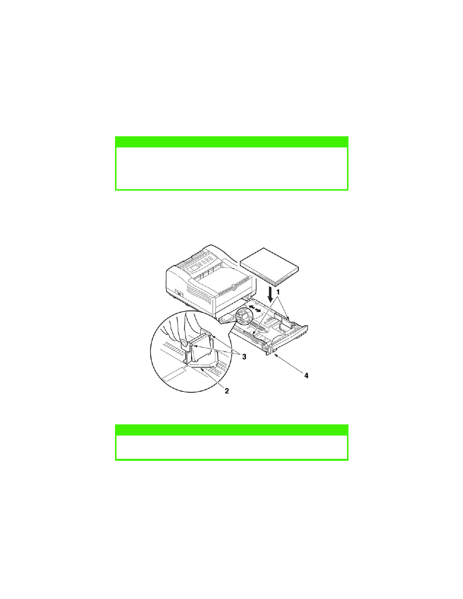 Installing paper | Oki B 4250 User Manual | Page 36 / 90