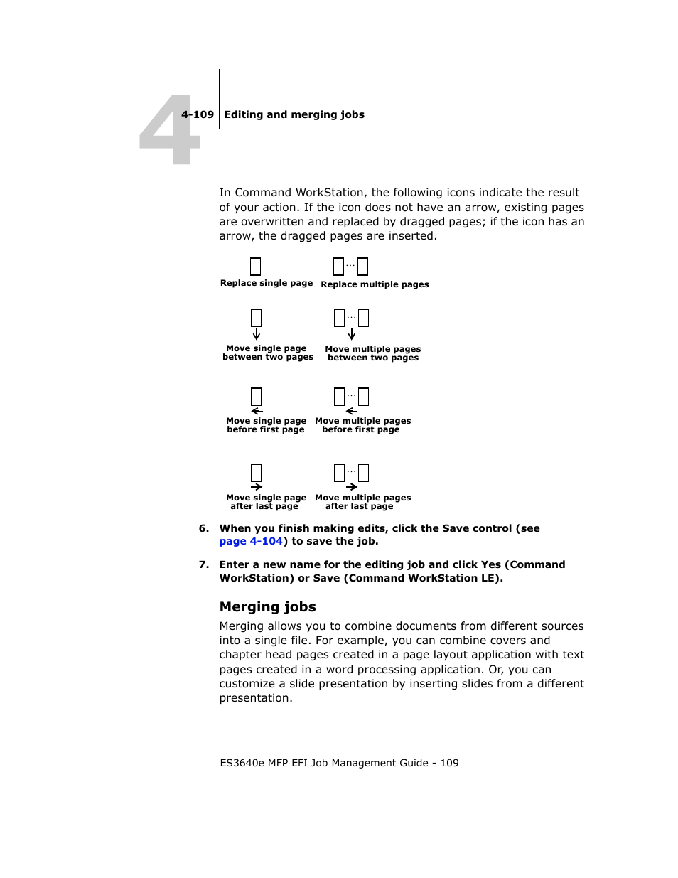 Merging jobs | Oki ES3640E User Manual | Page 109 / 220