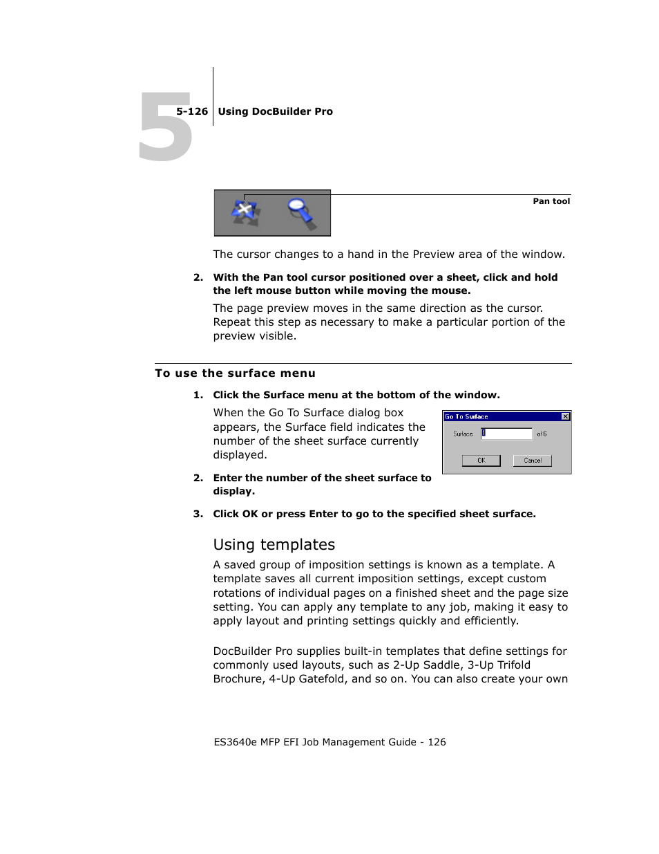 Using templates | Oki ES3640E User Manual | Page 126 / 220