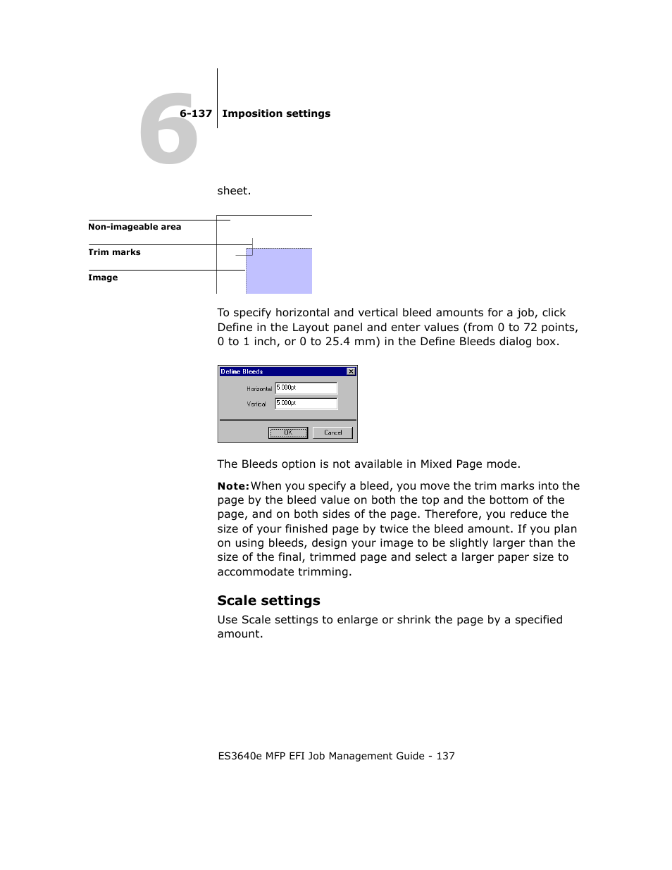Scale settings | Oki ES3640E User Manual | Page 137 / 220