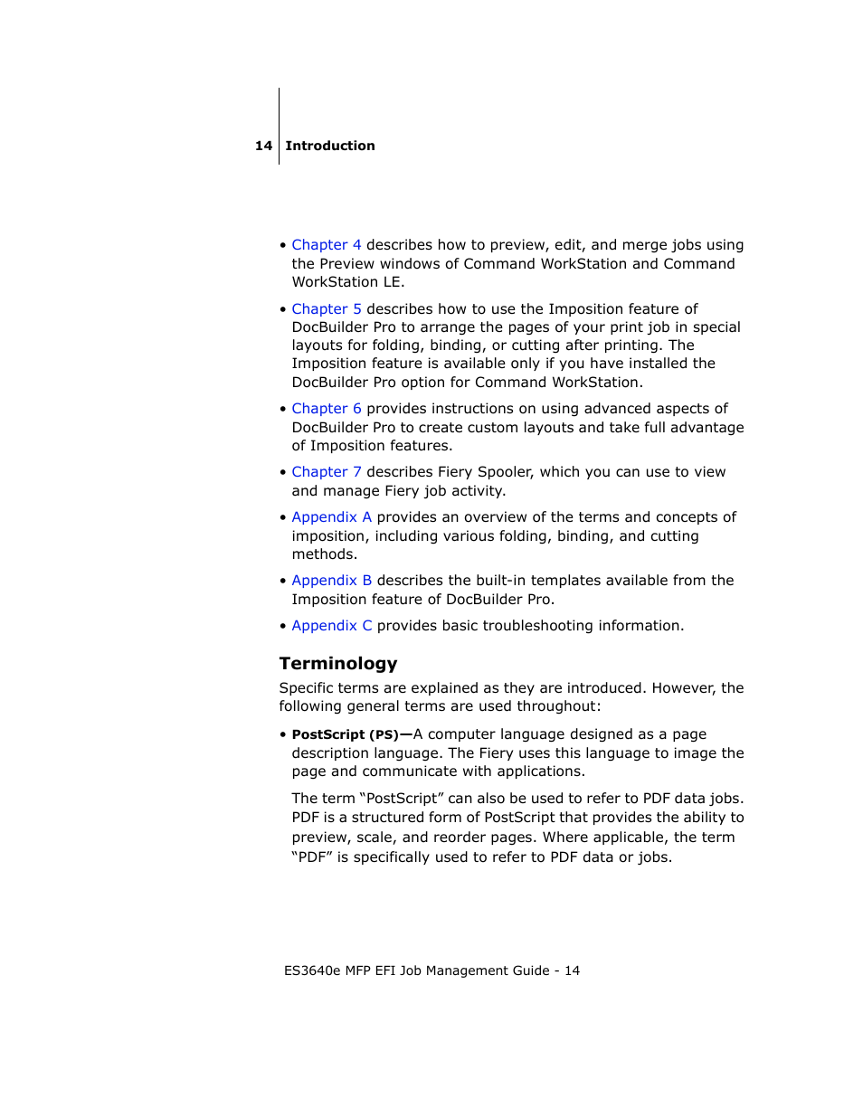 Terminology, Terminology 14 | Oki ES3640E User Manual | Page 14 / 220