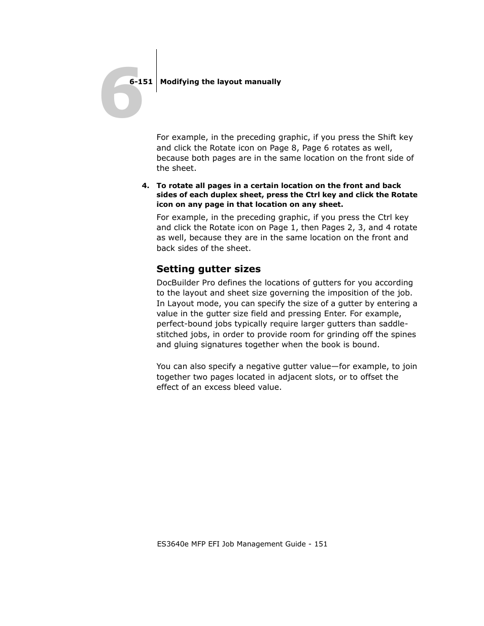 Setting gutter sizes | Oki ES3640E User Manual | Page 151 / 220