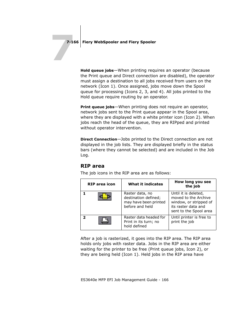 Rip area | Oki ES3640E User Manual | Page 166 / 220