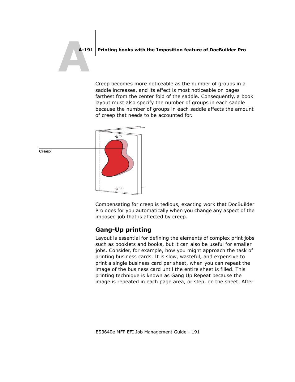 Gang-up printing | Oki ES3640E User Manual | Page 191 / 220