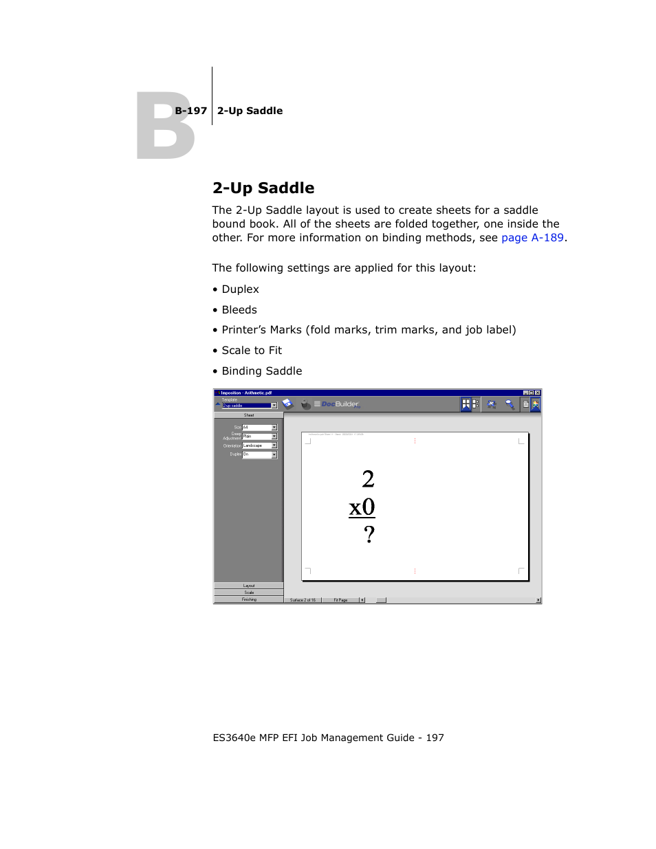 Up saddle | Oki ES3640E User Manual | Page 197 / 220