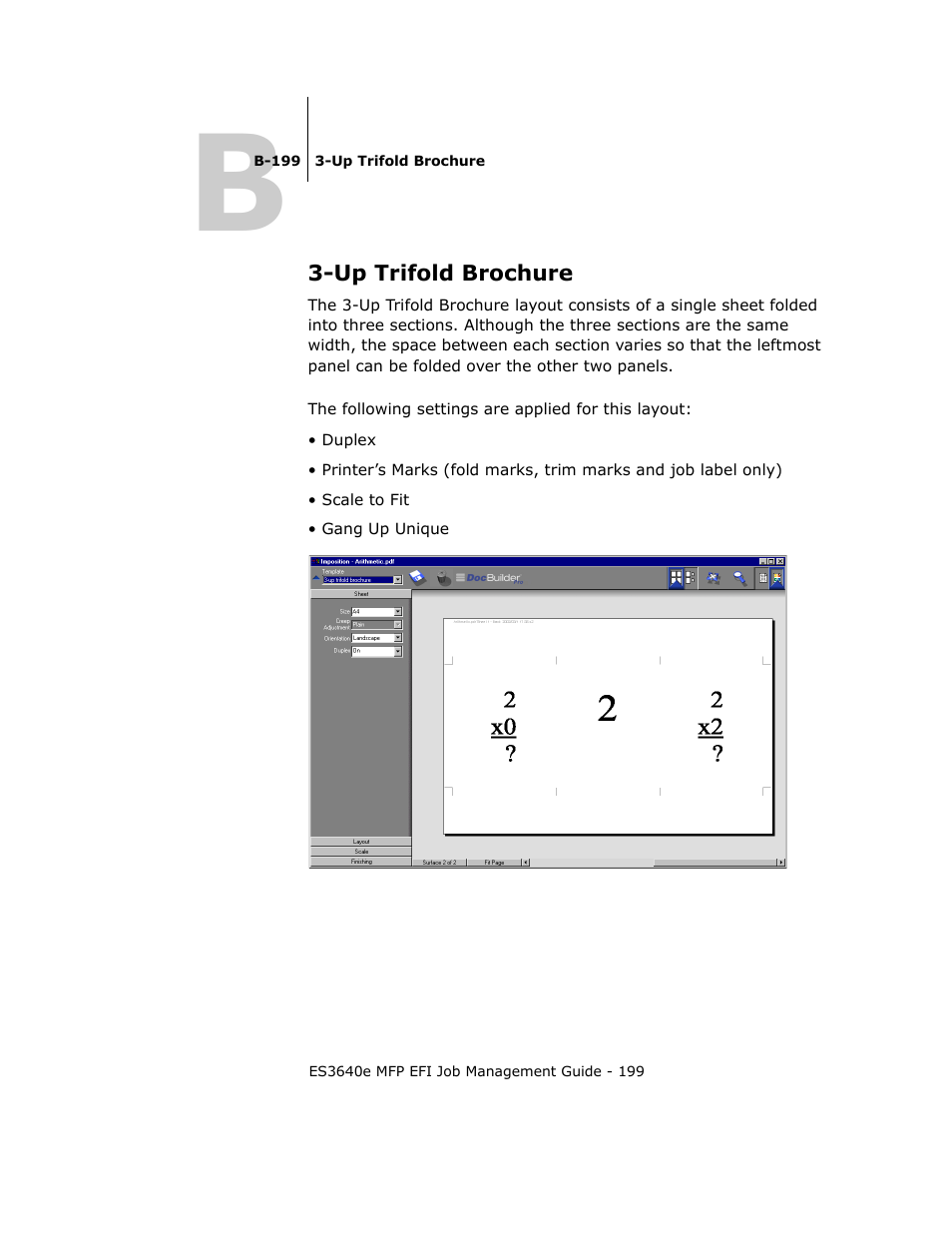 Up trifold brochure | Oki ES3640E User Manual | Page 199 / 220