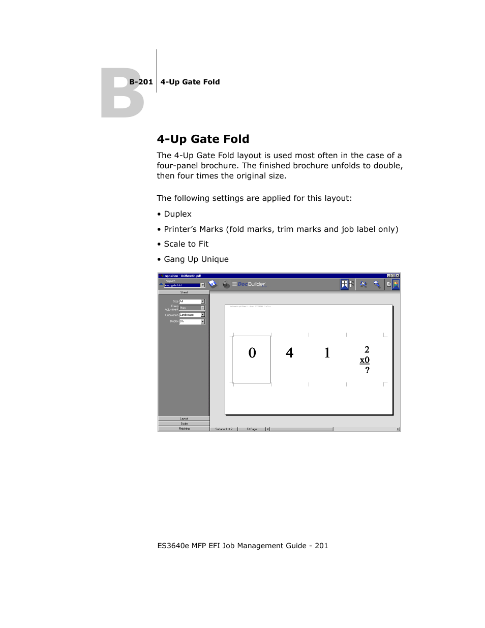 Up gate fold | Oki ES3640E User Manual | Page 201 / 220