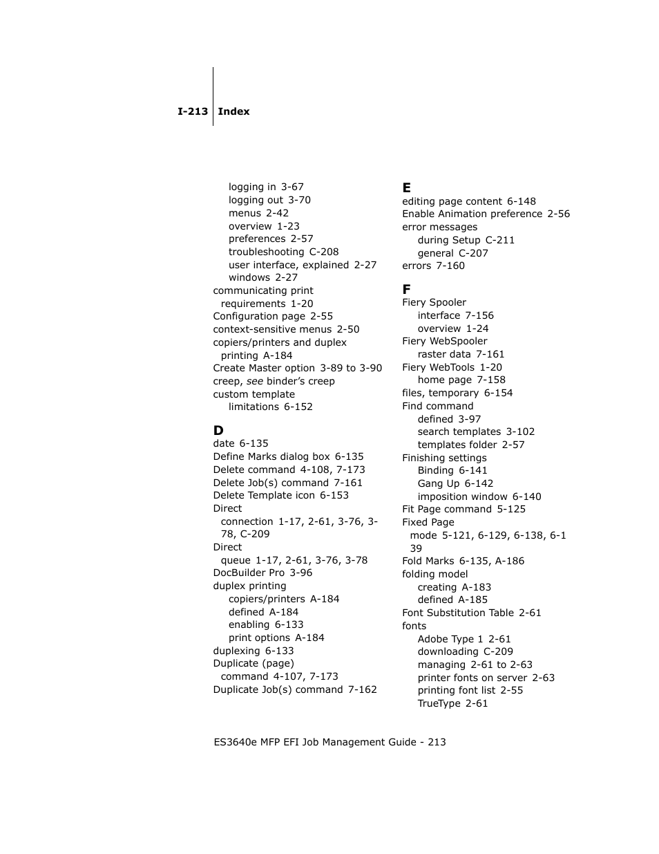 Oki ES3640E User Manual | Page 213 / 220