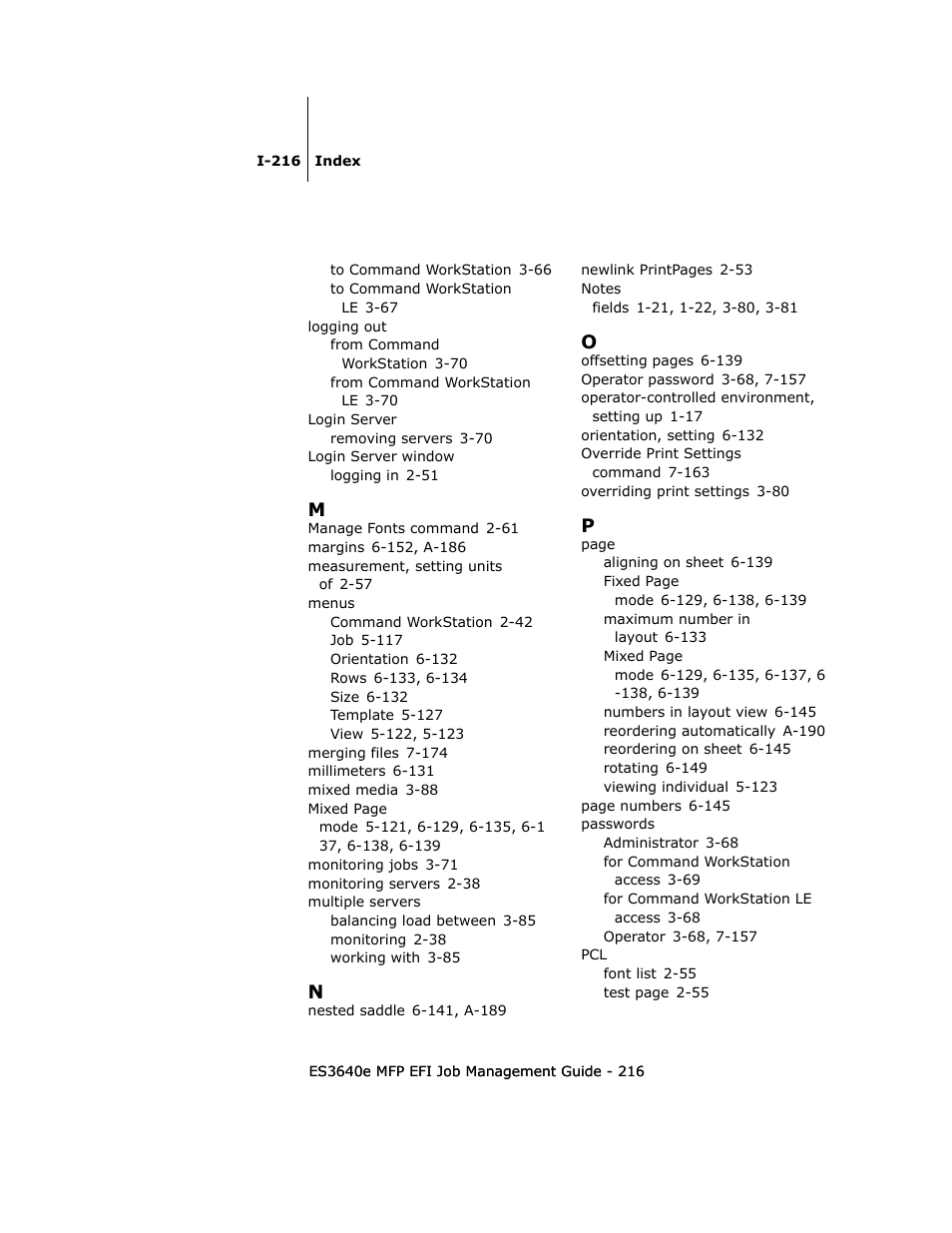 Oki ES3640E User Manual | Page 216 / 220