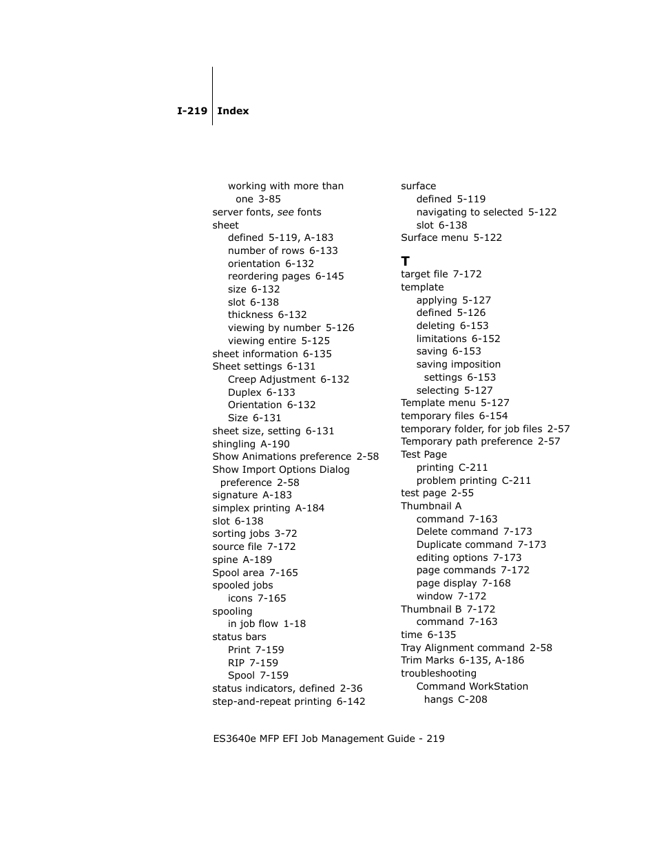 Oki ES3640E User Manual | Page 219 / 220