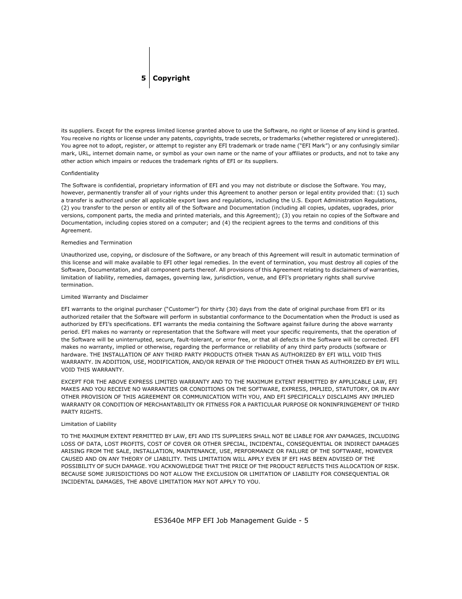 Oki ES3640E User Manual | Page 5 / 220